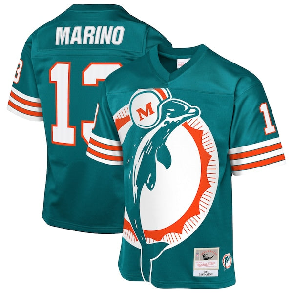 Dan Marino Miami Dolphins  Youth 1984 Throwback Fashion Jersey - Aqua