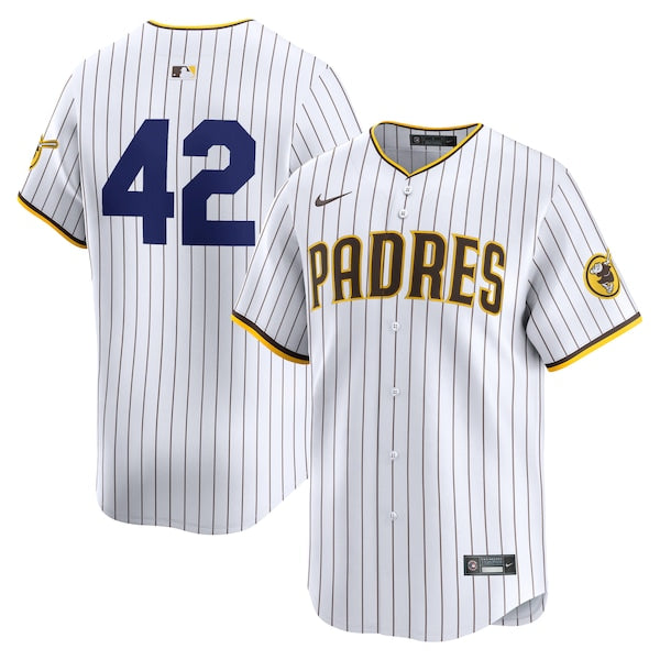 San Diego Padres Nike 2024 Jackie Robinson Day Home Limited Jersey – White