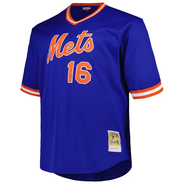 Dwight Gooden New York Mets Profile Big & Tall Cooperstown Collection Mesh Batting Practice Jersey - Royal