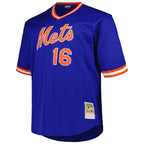Dwight Gooden New York Mets Profile Big & Tall Cooperstown Collection Mesh Batting Practice Jersey - Royal