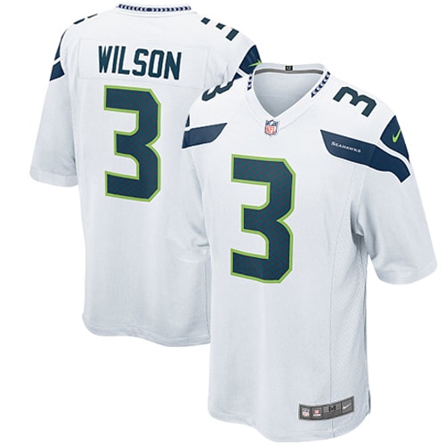 Russell Wilson Seattle Seahawks Nike Youth Team Color Game Jersey - College Navy/White