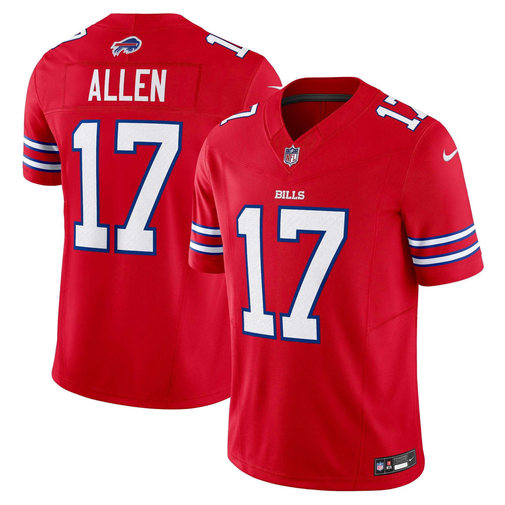 Josh Allen Buffalo Bills Nike Vapor F.U.S.E. Limited Jersey - White/Red