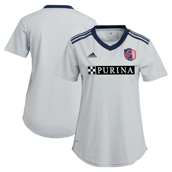 St. Louis City SC adidas Women's 2024 The Spirit Kit Replica Jersey - Gray