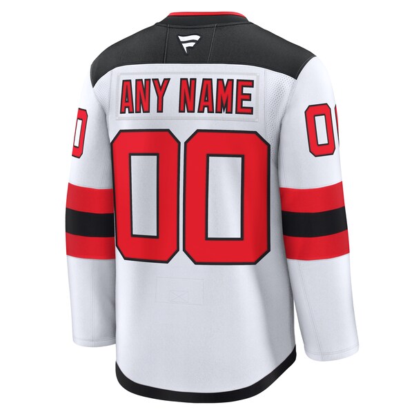 New Jersey Devils  Away Premium Custom Jersey - White/Black/Red