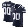 Dallas Cowboys Nike Vapor F.U.S.E. Elite Custom Jersey - Navy