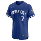 Bobby Witt Jr. Kansas City Royals Nike Alternate 2 Elite Player Jersey - Royal/White