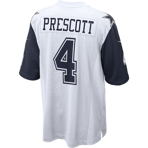 Dak Prescott Dallas Cowboys Nike Alternate Game Jersey - White/Navy