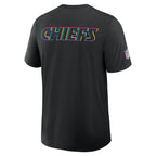 Kansas City Chiefs Nike 2025 NFL Crucial Catch Tri-Blend Dri-FIT T-Shirt - Black