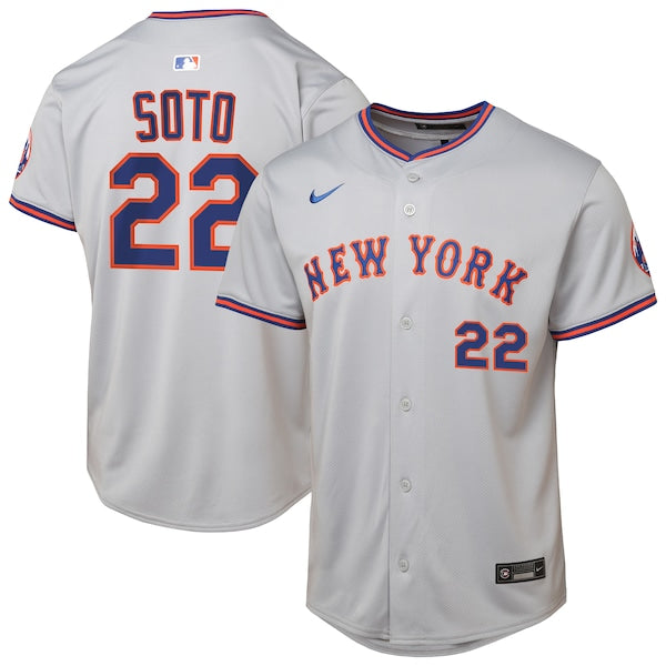 Juan Soto New York Mets Youth Limited Player Jersey - Gray