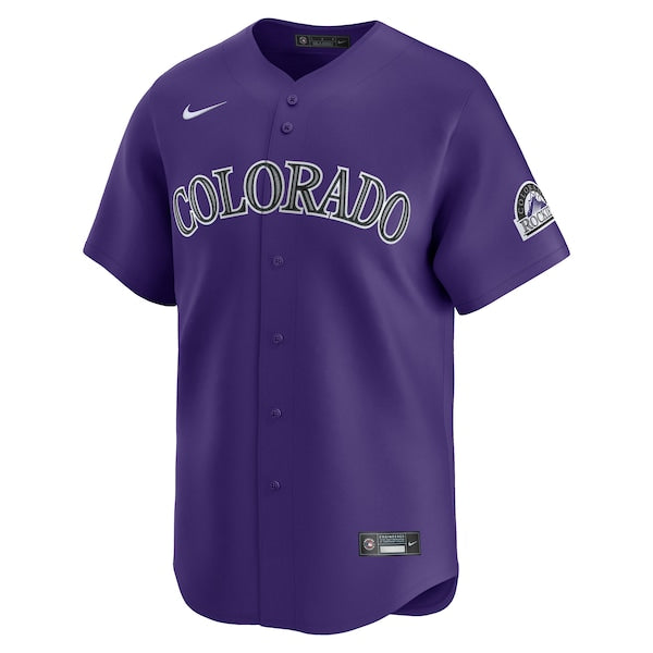 Colorado Rockies Nike Alternate Limited Jersey - Purple