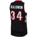 Hakeem Olajuwon Toronto Raptors 2001/02 Hardwood Classics Swingman Jersey - Purple