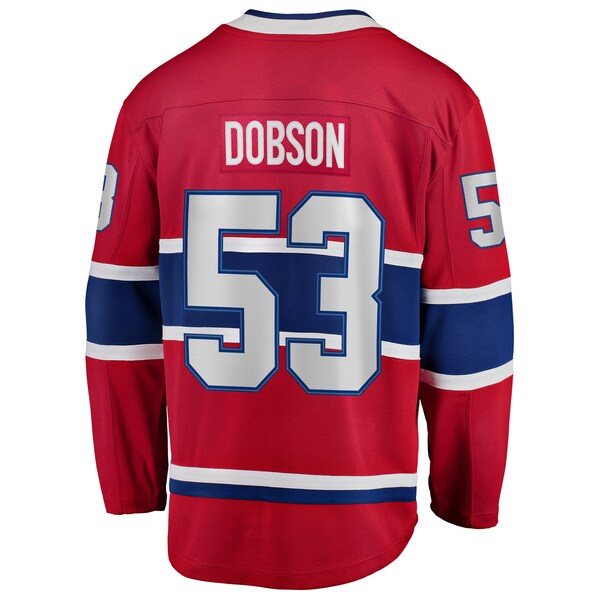 Noah Dobson Montreal Canadiens  Home Breakaway Jersey - Red