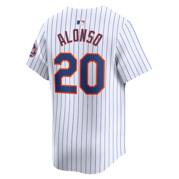 Pete Alonso New York Mets Nike Home Limited Player Jersey - White/Gray