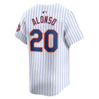 Pete Alonso New York Mets Nike Home Limited Player Jersey - White/Gray