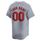 St. Louis Cardinals Nike Away Limited Custom Jersey - Gray