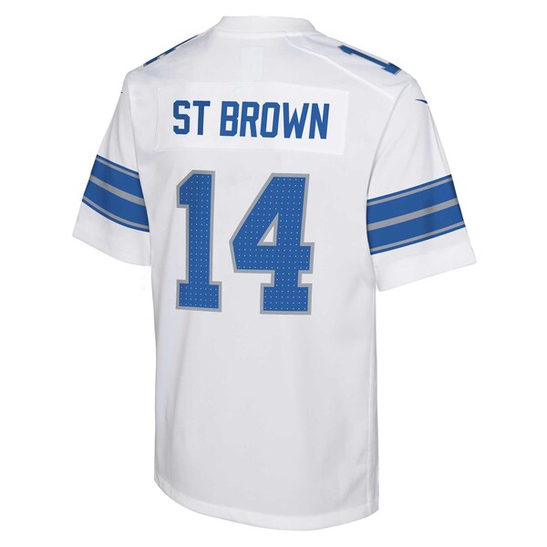 Amon-Ra St. Brown Detroit Lions Nike Youth Player Game Jersey - White