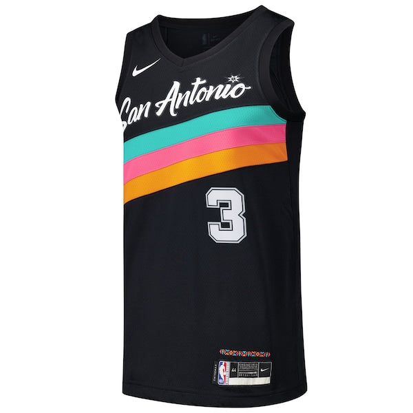 Keldon Johnson San Antonio Spurs Nike Swingman Player Jersey - City Edition - Black