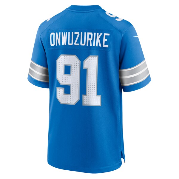 Levi Onwuzurike Detroit Lions Nike Team Game Jersey -  Blue