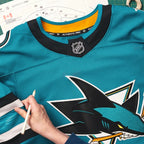San Jose Sharks  Home Authentic Pro Jersey - Teal