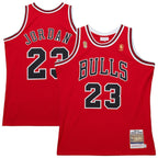 Michael Jordan Chicago Bulls  1996/97 Throwback Authentic Jersey - Red