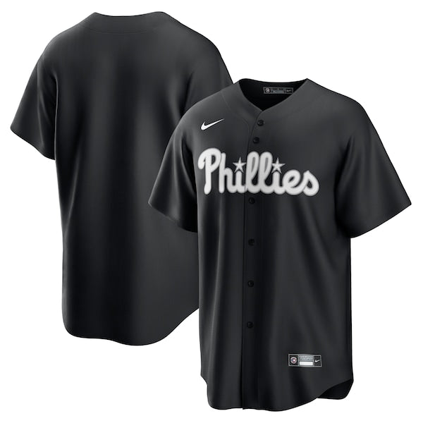 Philadelphia Phillies Nike Lights Out Replica Jersey - Black