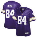 Randy Moss Minnesota Vikings NFL Pro Line Women's Retired Player Replica Jersey - Purple