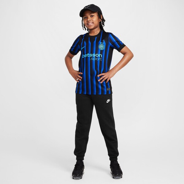 Inter Milan Nike Youth 2025/26 Home Replica Jersey - Blue/Aqua