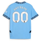 Manchester City Puma Youth 2024/25 Home Replica Custom Jersey - Light Blue