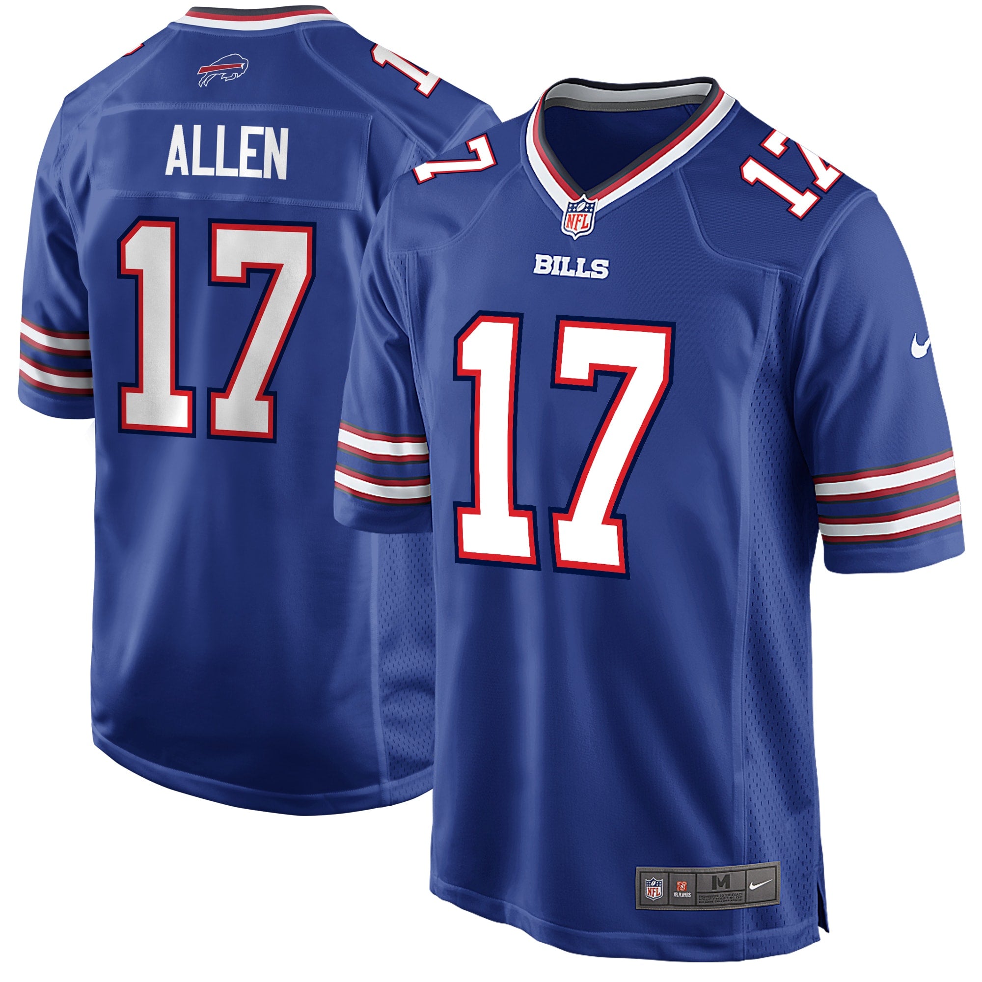 Josh Allen Buffalo Bills Nike Youth Game Jersey - Red/Royal/White