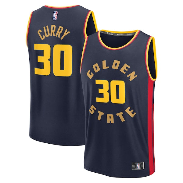 Stephen Curry Golden State Warriors  2024/25 Fast Break Player Jersey - City Edition - Navy