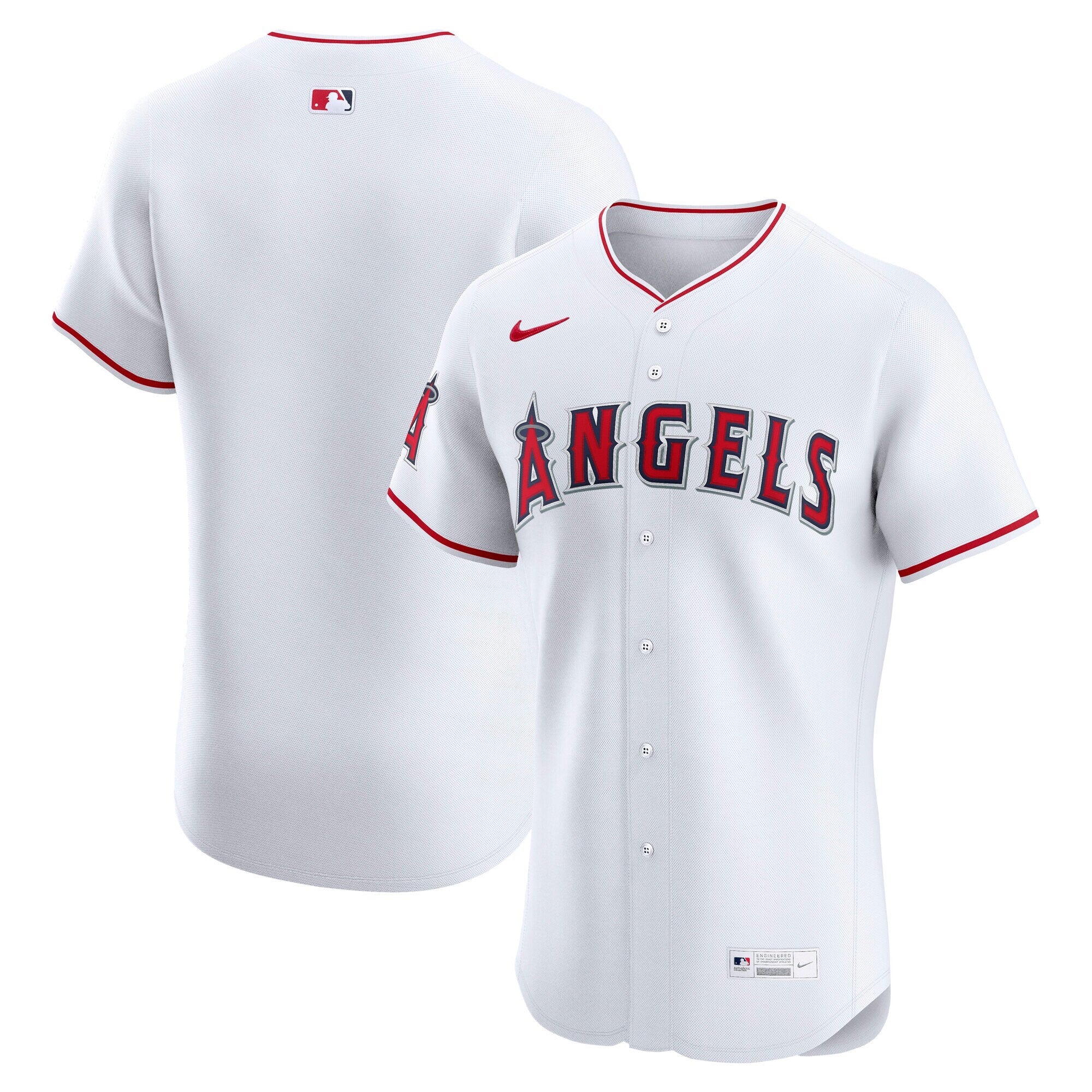 Los Angeles Angels Nike Alternate Elite Jersey - Red/White