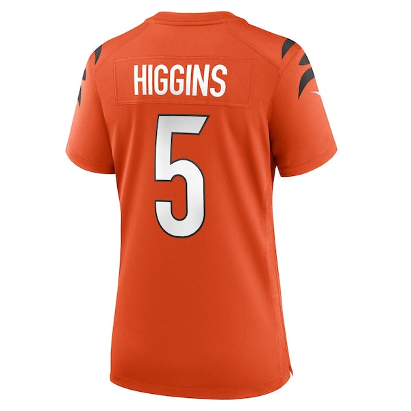 Tee Higgins Cincinnati Bengals Nike Women's Alternate Game Player Jersey - Orange/Black