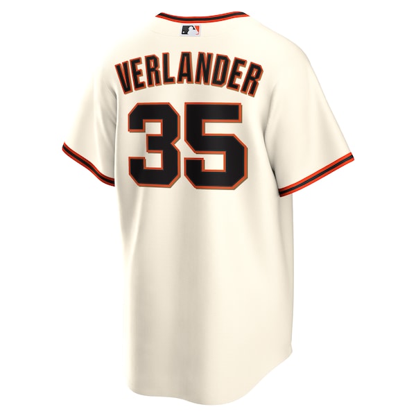 Justin Verlander San Francisco Giants Nike Home Replica Jersey - Cream