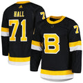 Taylor Hall Boston Bruins adidas Alternate Primegreen Authentic Player Jersey - Black
