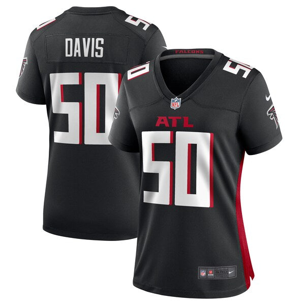 Tae Davis Atlanta Falcons Nike Women's Team Game Jersey -  Black