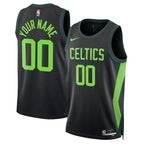 Boston Celtics Nike Unisex 2024/25 Custom Swingman Jersey - City Edition - Black