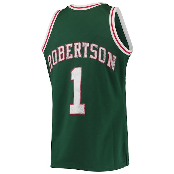 Oscar Robertson Milwaukee Bucks 1996/97 Hardwood Classics NBA 75th Anniversary Diamond Swingman Jersey - Green