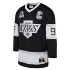 Wayne Gretzky Los Angeles Kings Youth 1992 Blue Line Player Jersey - Black