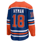 Zach Hyman Edmonton Oilers  2025 Stanley Cup Final Home Breakaway Jersey - Royal