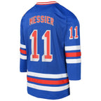 Mark Messier New York Rangers  Preschool Captain Patch 1993-94 Blue Line 2.0 Player Jersey - Powder Blue