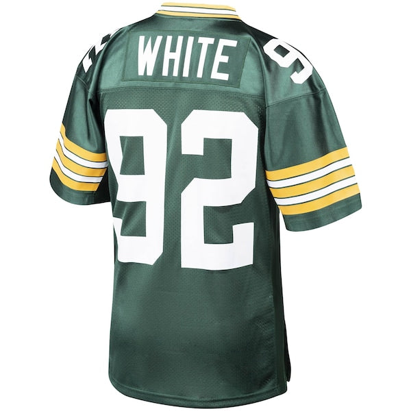 Reggie White Green Bay Packers 1993 Authentic Throwback Retired Player Jersey - Green