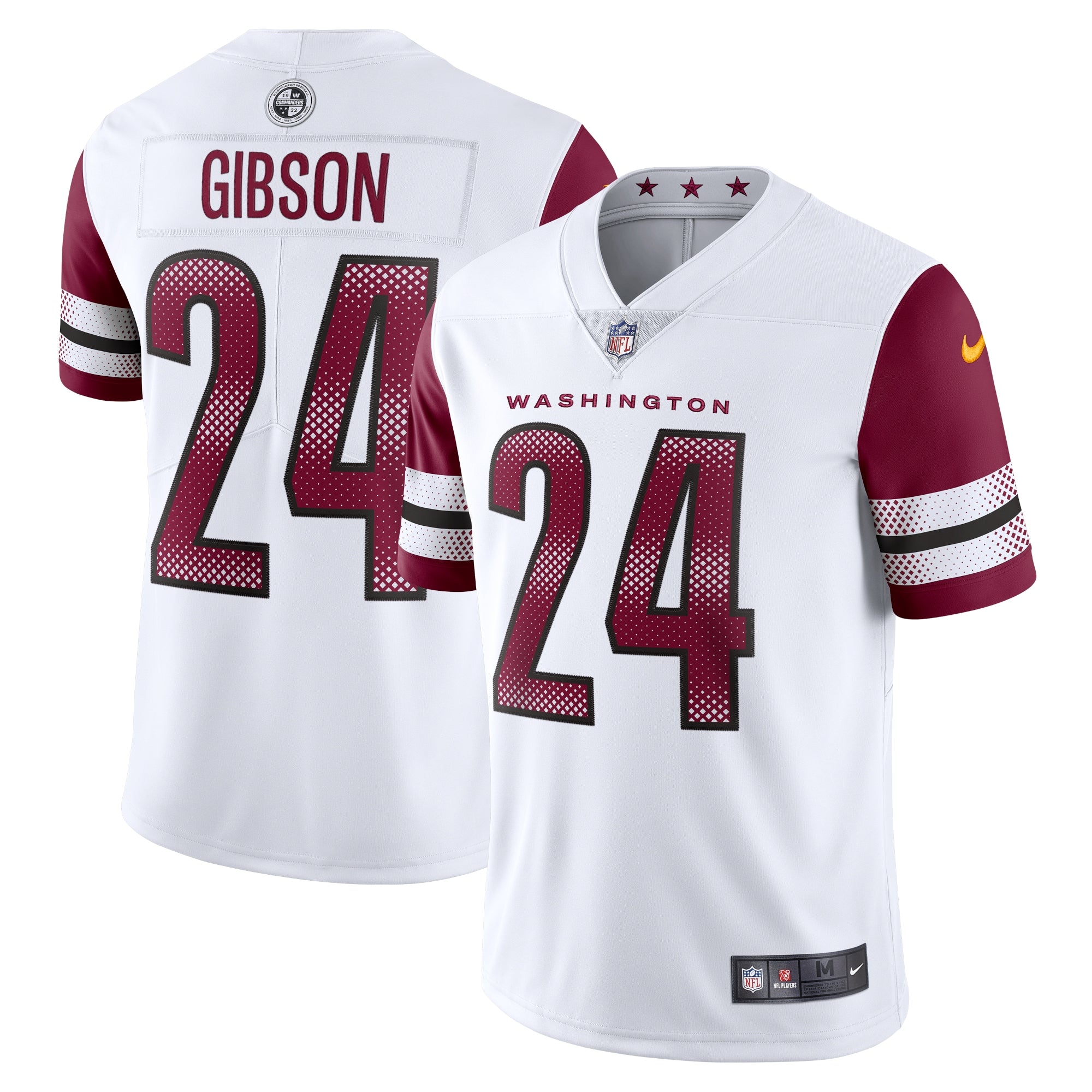 Antonio Gibson Washington Commanders Nike Vapor Limited Jersey - Burgundy/Black/White