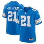 Amik Robertson Detroit Lions Nike Game Jersey -  Blue