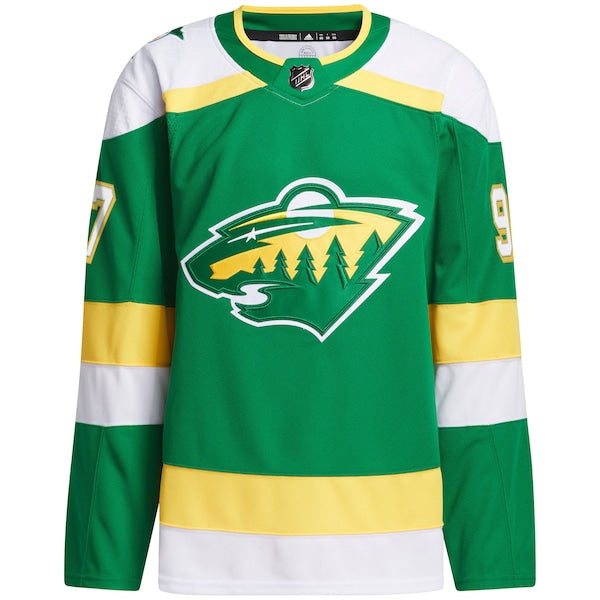 Kirill Kaprizov Minnesota Wild adidas 2023/24 Alternate Primegreen Authentic Player Jersey - Green