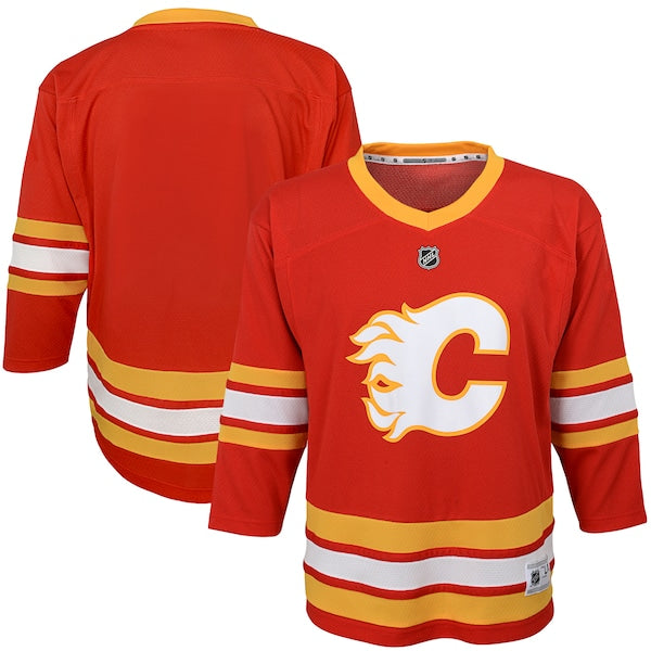 Calgary Flames Youth Home Replica Blank Jersey - Red