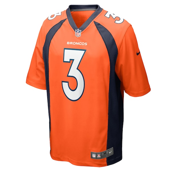 Russell Wilson Denver Broncos Nike Youth Game Jersey - Orange/Navy/White