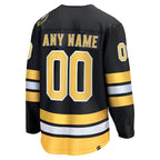 Boston Bruins  Home Breakaway Custom Jersey - Black