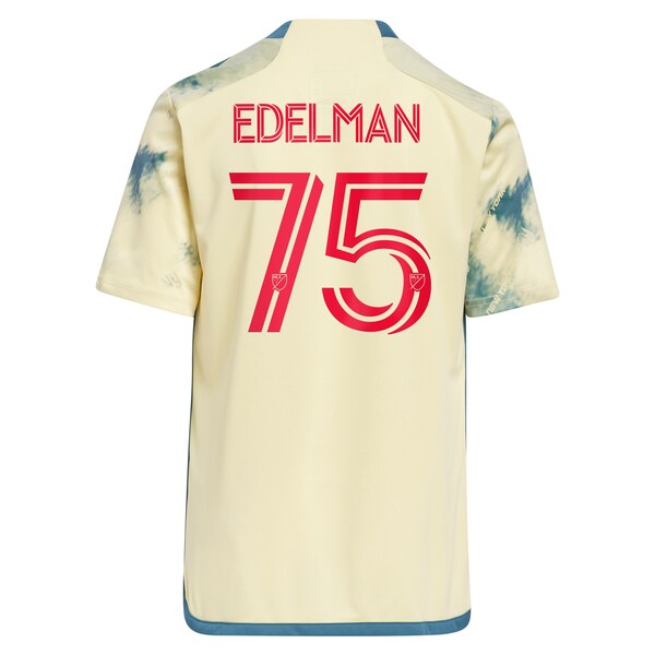 Daniel Edelman New York Red Bulls adidas Youth 2024 Daniel Patrick Kit Replica Jersey - Yellow
