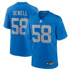 Penei Sewell Detroit Lions Nike Alternate Game Jersey -  Blue
