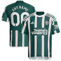 Manchester United adidas Youth 2023/24 Away Replica Custom Jersey - Green